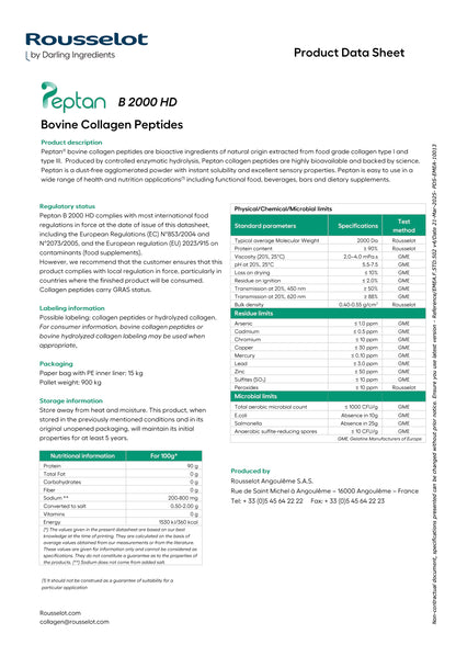 Liquidation - Peptan B 2000 HD Collagen